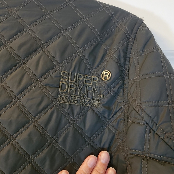 Super Dry Quilted Bomber Jacket - Picture 5 of 6